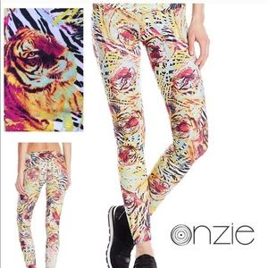 Onzie Long Legging M/L - Bengal tiger print